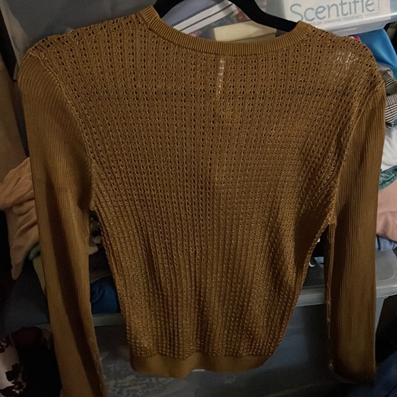 Free People H2O  crew NWT small color Tiger’s Eye $98 - Picture 7 of 7